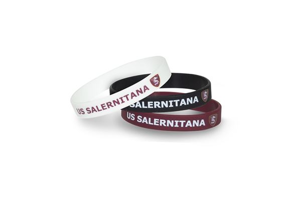 Set 3 Braccialetti in gomma Salernitana Zeus SALERNITANA | Gadget Squadre Calcio | SET3BRACCIALI-