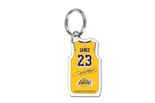 Portachiavi Los Angeles Lakers Premium Acrylic Key Ring LeBron James WINCRAFT | Portachiavi | 41125323JAMES