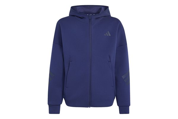 Felpa con cappuccio Adidas Future Icons 3 Strisce Full Zip Ragazzi ADIDAS | Felpe | KR6485-
