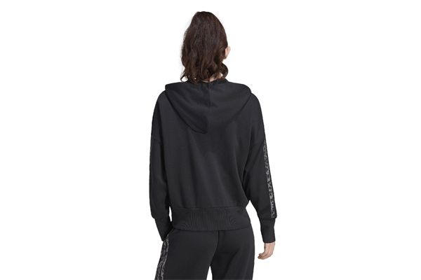 Felpa con cappuccio e zip integrale Seasonal Essentials Animal Print 3-Stripes Adidas donna ADIDAS | Felpe | KS8002-