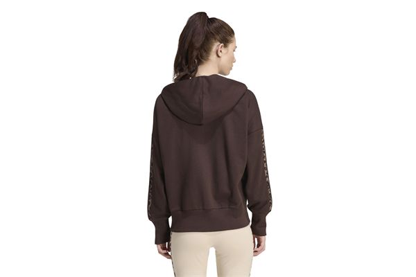 Felpa Adidas con cappuccio Seasonal Essentials Animal Print 3-Stripes donna ADIDAS | Felpe | KV9299-