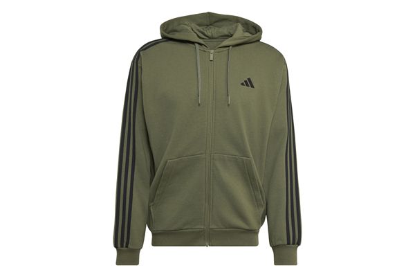 Felpa con cappuccio Essentials 3-Stripes French Terry Full-Zip Adidas  ADIDAS | Felpe | KY4174-