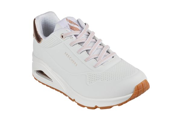 Skechers UNO - Shimmer Away donna SKECHERS | Sneakers | 155196WHT