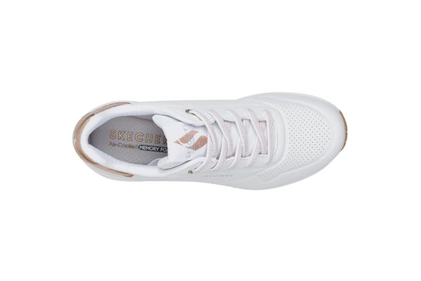 Skechers UNO - Shimmer Away donna SKECHERS | Sneakers | 155196WHT