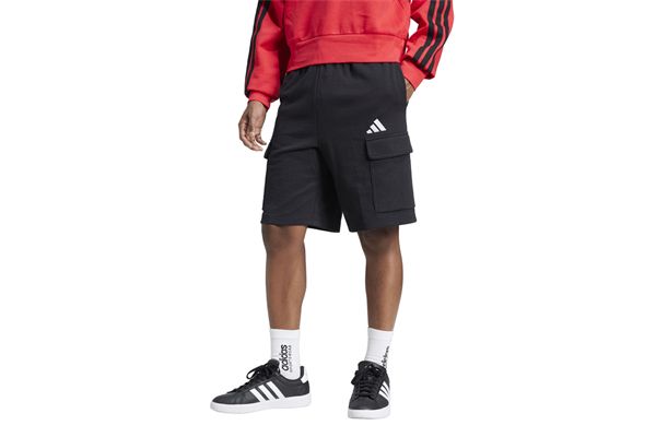 Pantaloncini Adidas Essentials Feel Cozy French Terry Cargo ADIDAS | Pantaloncini | JE6291-