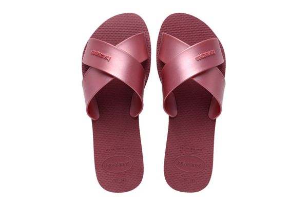 Ciabatte da donna Havaianas Aqua Metallic Slide HAVAIANAS | Ciabatte e Infradito | 41488669339