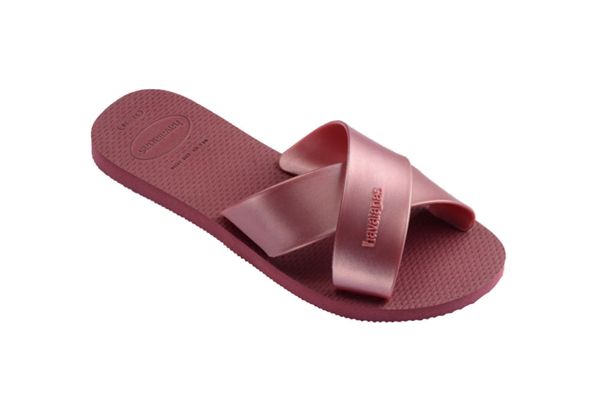 Ciabatte da donna Havaianas Aqua Metallic Slide HAVAIANAS | Ciabatte e Infradito | 41488669339