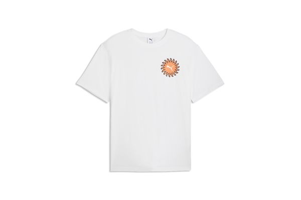 T-Shirt Uomo PUMA Sunset Drive Relaxed Tee - Bianco PUMA | Maglie | 63439502