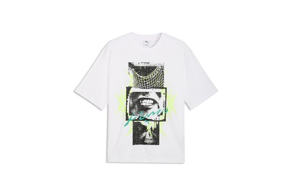 T-Shirt Uomo PUMA PUMATECH-X Boxy Graphic Tee - Bianco PUMA | Maglie | 63442302