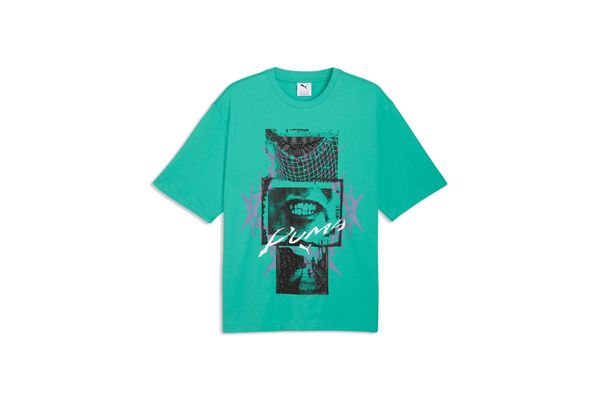T-Shirt Uomo PUMA PUMATECH-X Boxy Graphic Tee - Verde PUMA | Maglie | 63442340