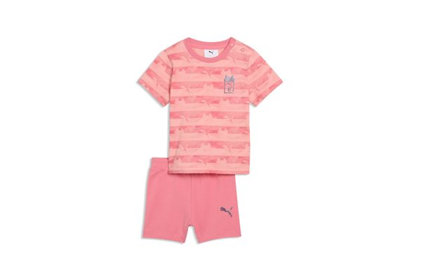 Completo Bimba PUMA x GABBY'S DOLLHOUSE Minicats Set - Rosa Selvaggio PUMA | Tutine e Completi Neonati | 63493125