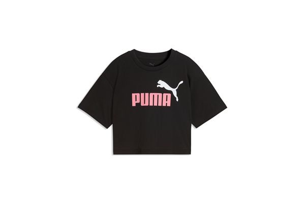 T-Shirt Cropped Bambina Puma Essentials 2 Color PUMA | Maglie | 68607156