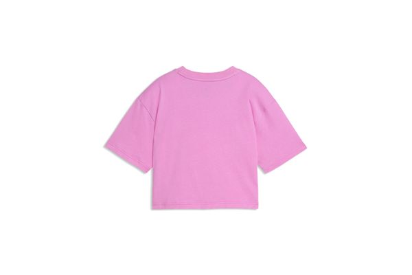 T-Shirt Cropped Bambina Puma Essentials 2 Color Logo PUMA | Maglie | 68607174